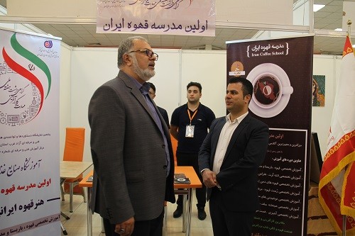 بازدید رئیس محترم سازمان فنی و حرفه ای کشور و معاون وزیر کار از دستاوردهای مدرسه قهوه ایران