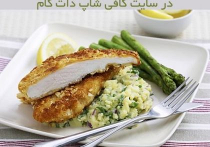 طرز تهیه شنیسل مرغ در سایت کافی شاپ دات کام