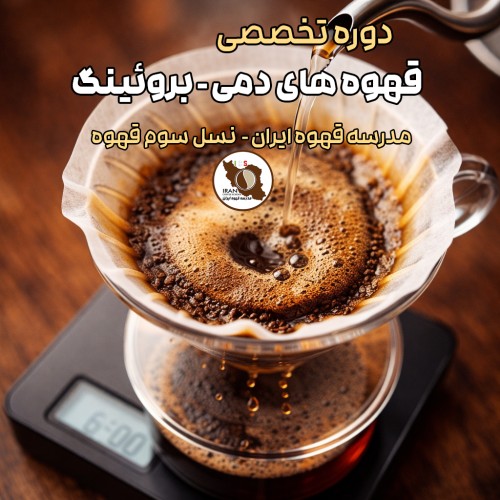 دوره آموزش تخصصی قهوه‌ های دمی