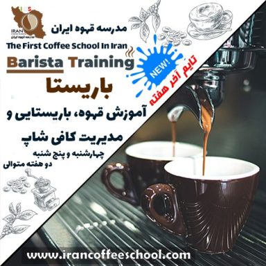 فاطمه مهدوی مهر کافیشاپ | آموزش قهوه و مهارت باریستا خرداد 1402