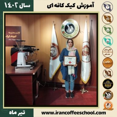 مهسا زارع پورمنشادی کیک کافه ای | آموزش کیک های کافی شاپی تیر 1402