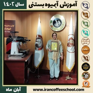 بهاره مرحبی گیلوائی آبمیوه بستنی | آموزش تخصصی بستنی و آبمیوه آبان 1402