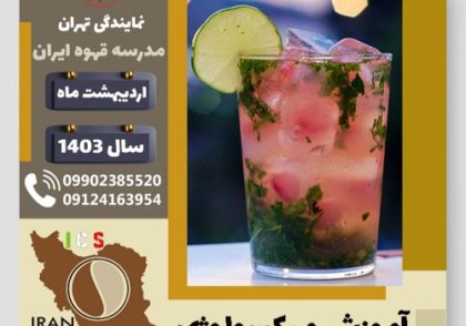 ملیکا محبی میکسولوژی | آموزش تخصصی نوشیدنی های سرد اردیبهشت 1403