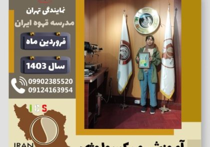 مهسا فرهمند آتباتان میکسولوژی | آموزش تخصصی نوشیدنی های سرد فروردین 1403