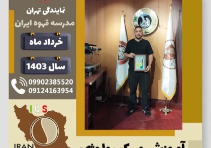 امیررضا سالاری میکسولوژی | آموزش تخصصی نوشیدنی های سرد خرداد 1403