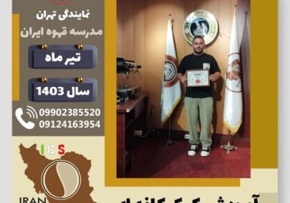 امیرعباس بابائی کیک کافه ای | آموزش کیک های کافی شاپی تیر 1403