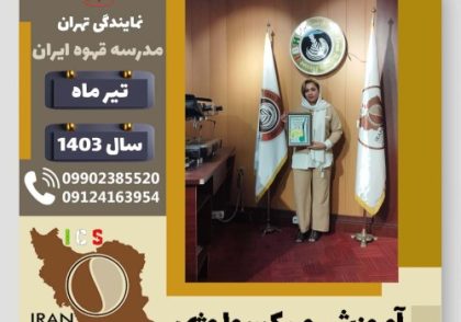 انیس نوروزی برجوئی میکسولوژی | آموزش تخصصی نوشیدنی های سرد تیر 1403